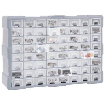 Multi-Schubladen-Organizer mit 64 Schubladen 52x16x37,5 cm