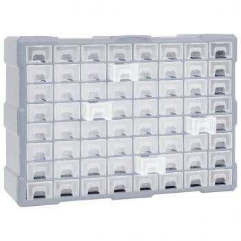 Multi-Schubladen-Organizer mit 64 Schubladen 52x16x37,5 cm 