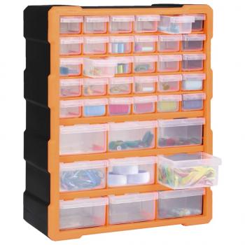 Multi-Schubladen-Organizer mit 39 Schubladen 38x16x47 cm 