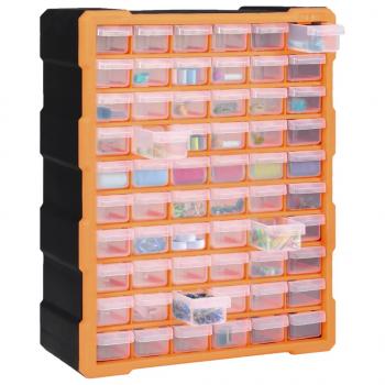 Multi-Schubladen-Organizer mit 60 Schubladen 38x16x47,5 cm 