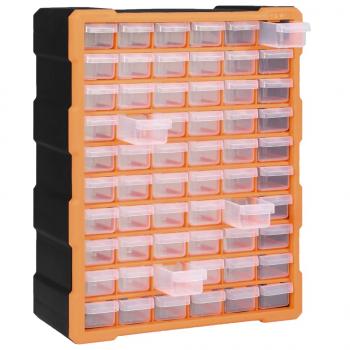 Multi-Schubladen-Organizer mit 60 Schubladen 38x16x47,5 cm 