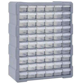 ARDEBO.de - Multi-Schubladen-Organizer mit 60 Schubladen 38x16x47,5 cm 