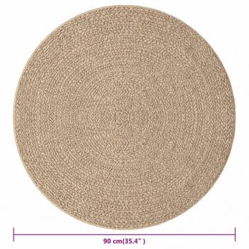 Teppich 90 cm Jute-Optik Innen und Außen