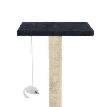 Katzen-Kratzbaum Sisal 95 cm Dunkelblau