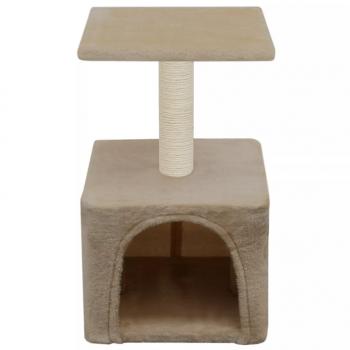 Katzen-Kratzbaum Sisal 55 cm Beige