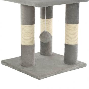 Katzen-Kratzbaum Sisal 65 cm Grau