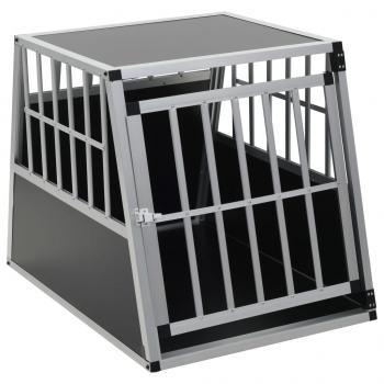 Hundetransportbox mit Einzeltür 65 x 91 x 69,5 cm