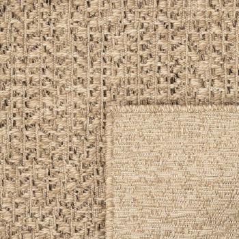 Teppich ZIZUR 160x230 cm Jute-Optik Indoor und Outdoor