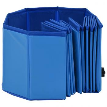 Hundepool Faltbar Blau 120 x 30 cm PVC