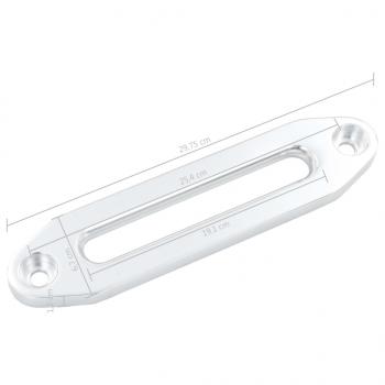 Rollenseilfenster Silbern 254 mm Aluminium für Winde