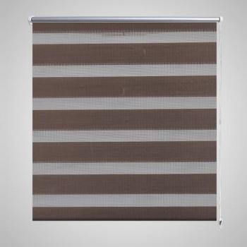 ARDEBO.de - Doppelrollo 60 x 120 cm braun