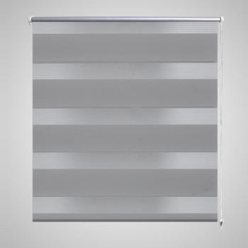 ARDEBO.de - Doppelrollo Seitenzug 80 x 150 cm grau