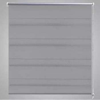 Doppelrollo Seitenzug 80 x 150 cm grau