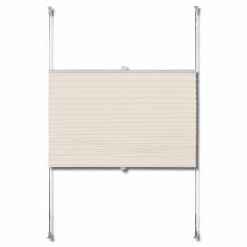 Plissee Faltrollo Rollo Plisseerollo 50x100cm Creme