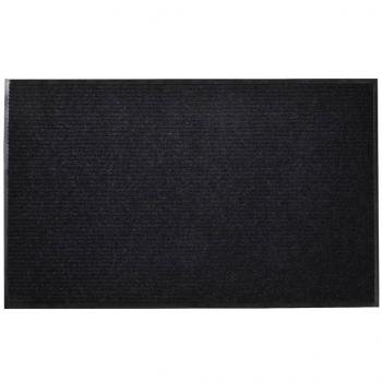 ARDEBO.de - Schwarze PVC Türmatte 90 x 120 cm