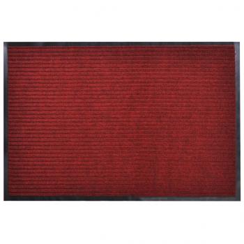 ARDEBO.de - Rote PVC Türmatte 90 x  120 cm