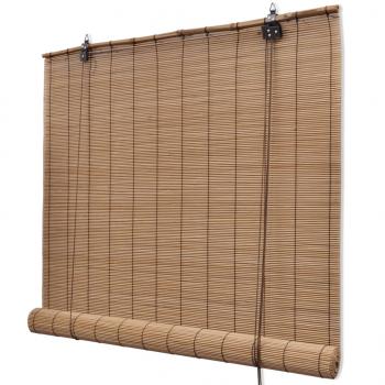 ARDEBO.de - Bambusrollo Braun 80x160 cm