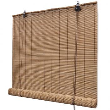 ARDEBO.de - Bambusrollo Braun 150x220 cm