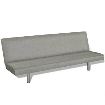 Schlafsofa Grau Polyester