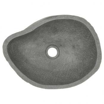 Waschbecken Flussstein Oval (37-46)x(29-36) cm