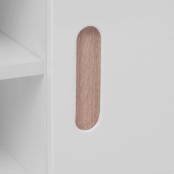 TV-Schrank MDF 150x35x48,5 cm Hochglanz-Weiß