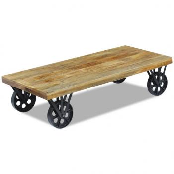 ARDEBO.de - Couchtisch Mangoholz 120x60x30 cm