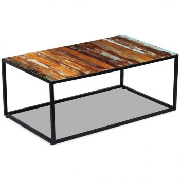 ARDEBO.de - Couchtisch Altholz Massiv 100x60x40 cm