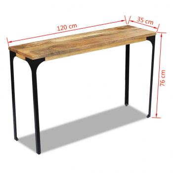 Konsolentisch Mangoholz 120x35x76 cm