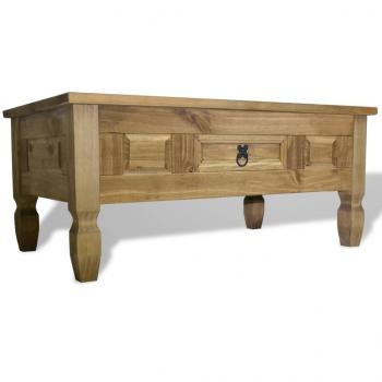 Couchtisch Mexiko-Stil Kiefernholz 100x55x44 cm