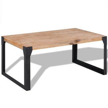 ARDEBO.de - Couchtisch Massivholz Akazie 100x60x45 cm