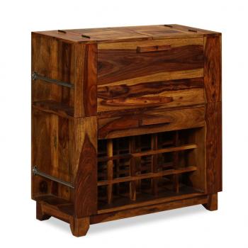 Barschrank Massivholz 85x40x95 cm