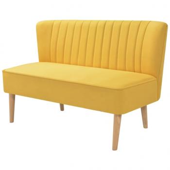 ARDEBO.de - Sofa Stoff 117 x 55,5 x 77 cm Gelb