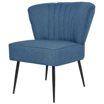 ARDEBO.de - Cocktailsessel Blau Stoff