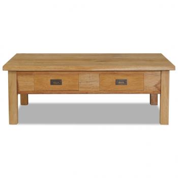 Couchtisch Massivholz Teak 100x60x35 cm