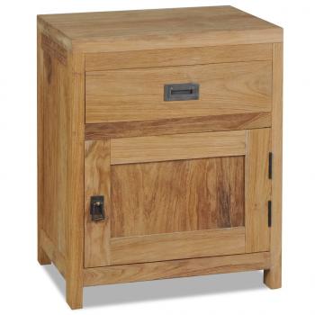 ARDEBO.de - Nachttisch Massivholz Teak 40x30x50 cm