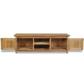 TV-Schrank Massivholz Teak 120x30x40 cm