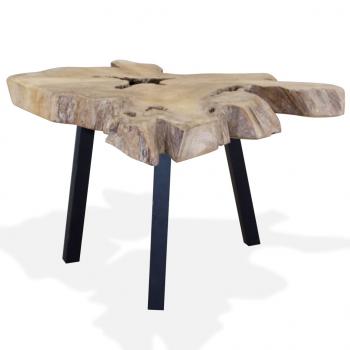 Couchtisch Massivholz Teak 80x70x38 cm