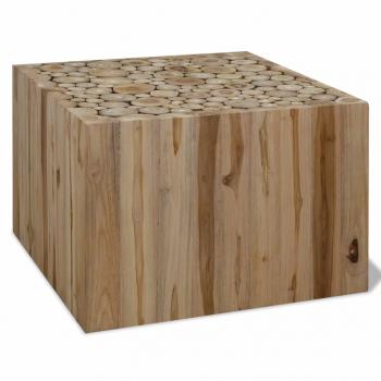 ARDEBO.de - Couchtisch Teakholz 50x50x35 cm