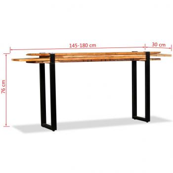 Konsolentisch Recyceltes Holz Längenverstellbar 