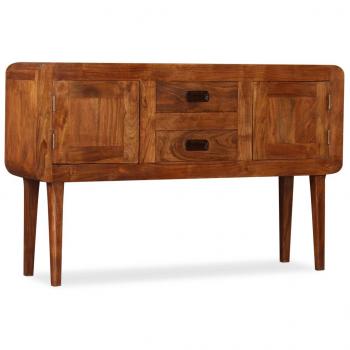 ARDEBO.de - Sideboard Massivholz mit Honigfarbenem Finish 120x30x75 cm