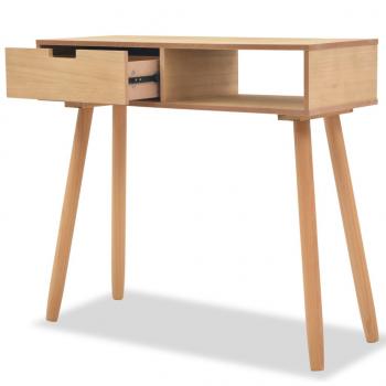 Konsolentisch Kiefernholz Massiv 80 x 30 x 72 cm Braun