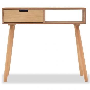 Konsolentisch Kiefernholz Massiv 80 x 30 x 72 cm Braun