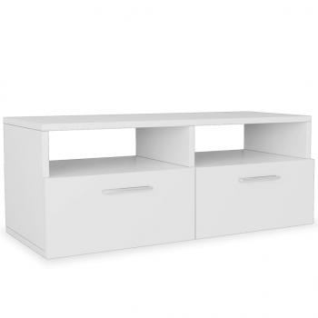 TV-Schrank Holzwerkstoff 95x35x36 cm Weiß