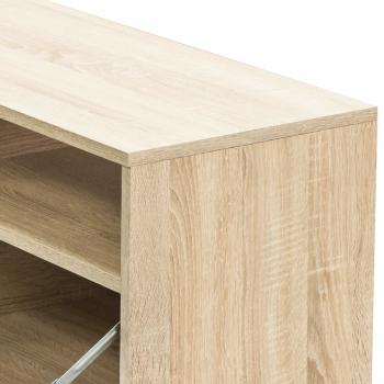 TV-Schrank Holzwerkstoff 95x35x36 cm Eiche