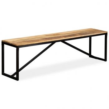 ARDEBO.de - Sitzbank Massiv-Mangoholz 160x35x45 cm