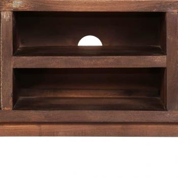 TV-Schrank Massivholz Akazie Vintage 118x30x40 cm