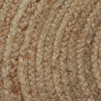 Teppich Jute Geflochten 90 cm Rund