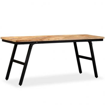 ARDEBO.de - Sitzbank Recyceltes Teak und Stahl 110 x 35 x 45 cm