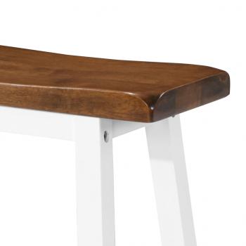 Barhocker 2 Stk. Massivholz 