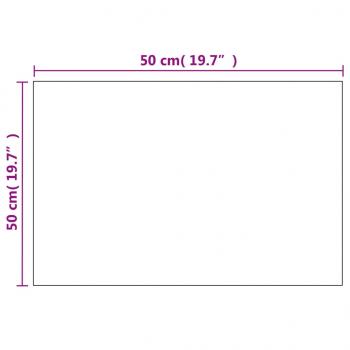 Wandspiegel 60 x 40 cm Rechteckig Glas